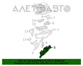 Fuse box bracket underhood left Toyota Highlander 20- large