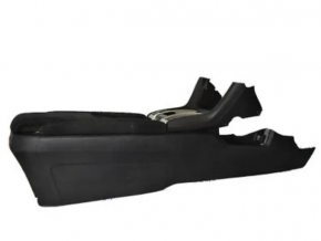 Honda Civic X FC 16-21 center console, armrest, and cup holders, black cloth