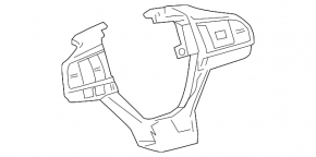 Lexus RX350 RX450h Steering Wheel Controls 16-22 Type 2