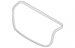 Kia Forte 4d 14-17 trunk lid seal