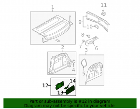 Trunk light for Mazda3 03-09