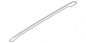 Longitudinal roof rail left Ford Explorer 16-19 rest chrome