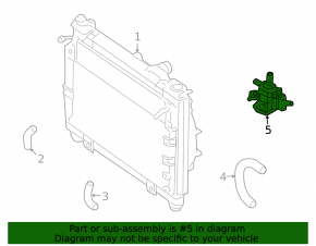 Lexus GS450h 06-11 inverter cooling pump