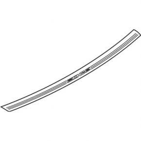 Rear bumper trim upper Ford Edge 19-
