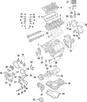Cylinder block bare Audi Q7 4L 10-15