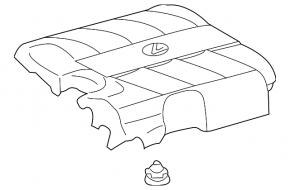 Lexus RX450h 10-15 Engine Cover