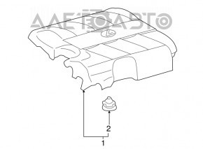 Lexus RX450h 10-15 Engine Cover