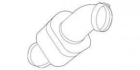 Air duct from filter BMW 5 F10 12-16 2.0T