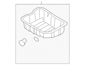 Oil pan Hyundai Santa FE Sport 13-18 2.4 G4KJ without sensor