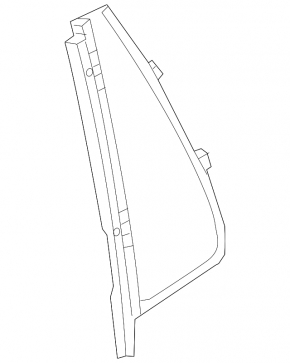 Volvo XC90 16-26 rear right triangle door glass