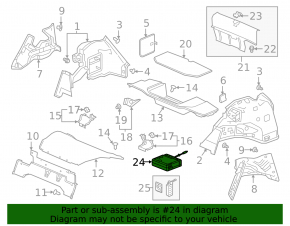 Compressor for pumping wheels Honda Insight 19-22