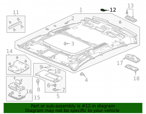 Microphone in the ceiling Honda Insight 19-22