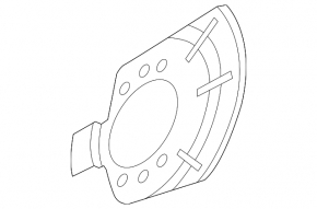 Brake Disc Cover Front Left Nissan Versa Note 13-19