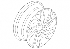 Wheel disk R17 x 7J Honda Insight 19-20
