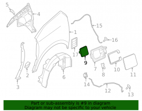 BMW i3 14-21 Charging Port Seal