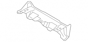 Heat shield for the rear muffler barrel of BMW X5 F15 14-18