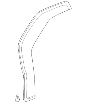 Front right door seal for Lexus RX300 98-03