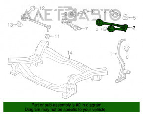 Upper control arm, front right, 09-19 Dodge Challenger