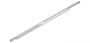 Molding door-glass central rear left Hyundai Sonata 20-23