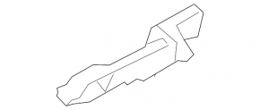 Kia Sportage 17-22 rear left door handle mechanism