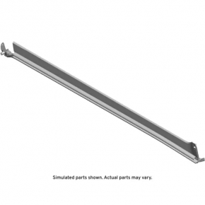 Left threshold GMC Terrain 18 - structure, without seal, broken fastening