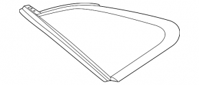 Fixed glass rear left window for Kia K5 21-24