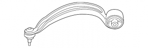 Lower control arm, front right, rear, Porsche Macan 15-24