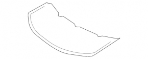 Front bonnet seal Mercedes W164 ML