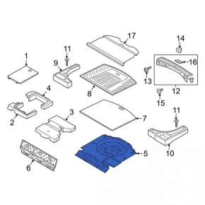 Ford Escape MK3 13- Trunk Floor Mat