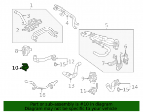 Auxiliary cooling pump bracket Volkswagen ID.4 21-23 for type 1