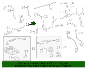 Lexus GS200t GS300 16-19 Vacuum Valve