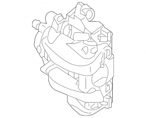 Rear left caliper Mercedes W164 ML W251 R