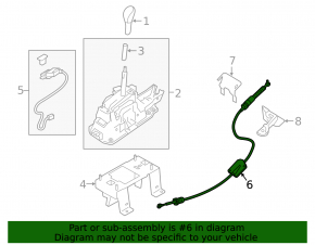 Gear Shift Cable Nissan Maxima A36 16-23