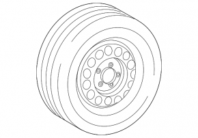Spare tire spare tire Audi Q7 4L 10-15