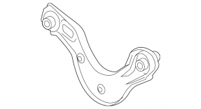 Lower control arm under spring rear left Honda Civic XI FE/FL 22-