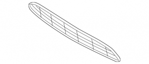 Lower grille of the front bumper Subaru Legacy 15-17 prerest