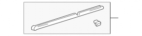 Glass seal rear left inner Lexus RX300 RX330 RX350 RX400h 04-09