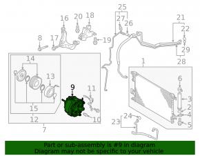 Mitsubishi Outlander Sport ASX 16-19 Air Conditioning Compressor