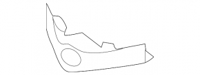 Audi Q5 80A 18-20 front camera cover, gray