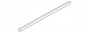 Glass seal inner door rear left Hyundai Kona 18-23