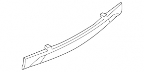 Rear bumper absorber Infiniti M37 Q70 11-14
