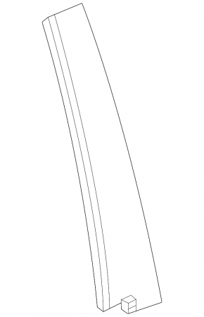 Door trim, side rear left, Chevrolet Equinox EV 24-26