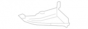 Front left lower fender liner for Mercedes A-class V177 19-22