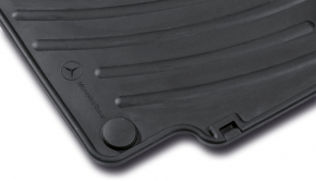 Set of floor mats for Mercedes W213 E 300/400/43 17 rubber black, type 1