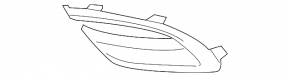 Left front bumper grille for Mazda 3 17-18 BM without fog lights