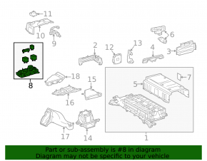 Toyota Prius 30 10-15 Battery Fuse Box