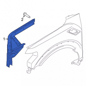 Front right fender bracket for Ford F-150 15-20