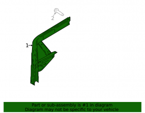Front right fender bracket for Ford F-150 15-20