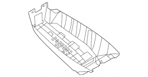 Lower center console trim Ford Mustang Mach-E 21-26