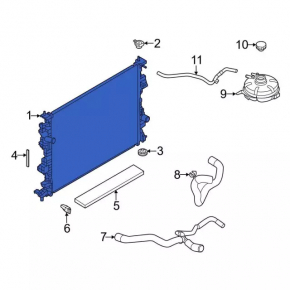 Radiator cooling water Ford Bronco Sport 21-25 1.5T